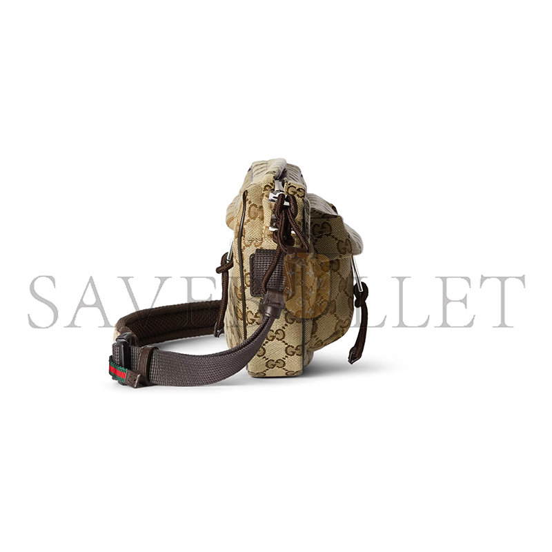 GUCCI GG CANVAS LARGE SLINGBAG 802096 (34*15*10cm) GUCCI GG CANVAS LARGE SLINGBAG 802096 (34*15*10cm)